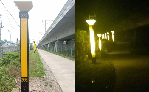 正翔照明广西贵港市大圩镇LED景观灯工程