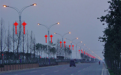 LED中国结路灯