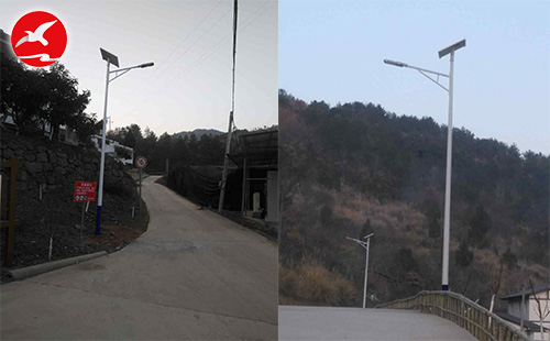 正翔照明LED太阳能路灯落户四川广元市剑阁县姚家乡场镇