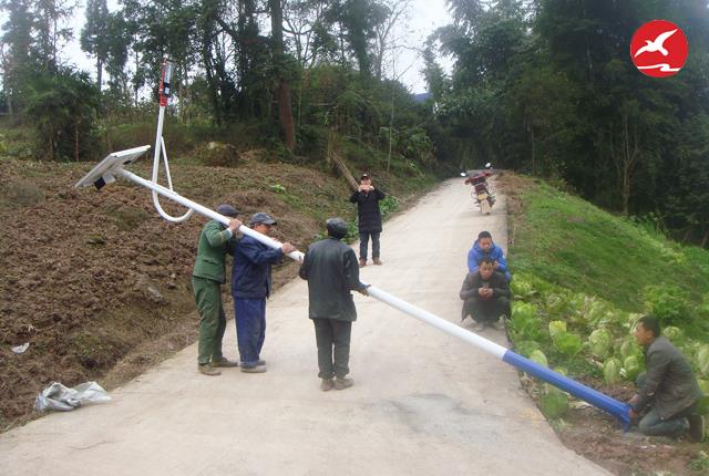 新农村太阳能led路灯