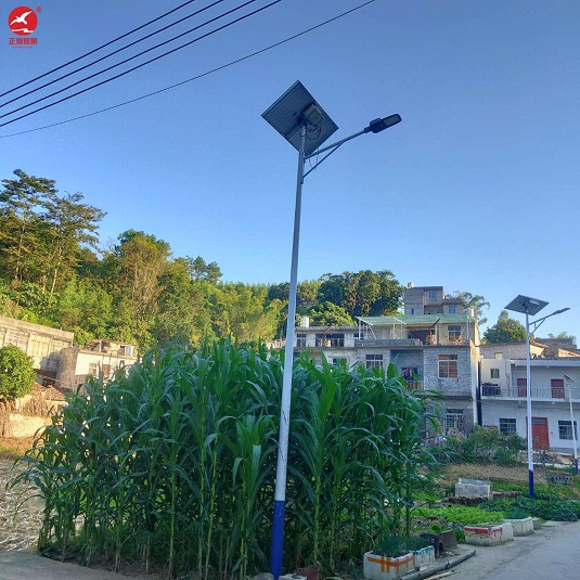 广西柳州乡村太阳能路灯安装