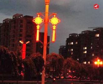LED中国结路灯 正翔1205应用图2