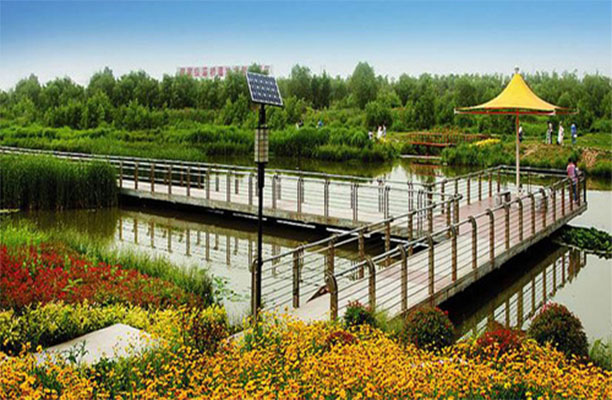富含民族文化特色的中式庭院灯 正翔照明广州白云湖项目