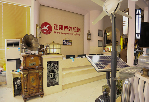 广东正翔户外照明展厅